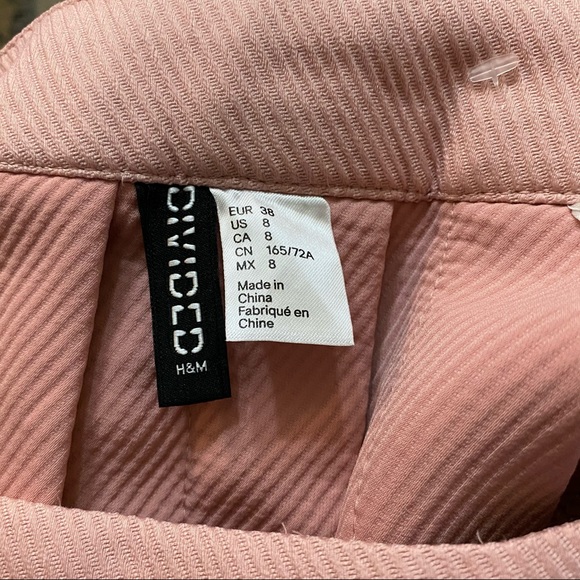 H&M Pink Pleated Skirt | Preppy Tenniscore Style | Size 8 - Picture 3 of 4